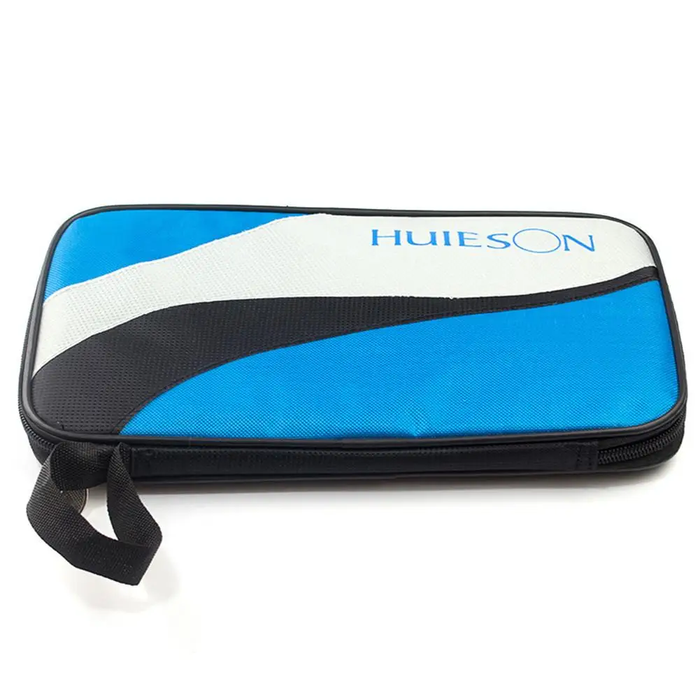 

Rectangle Oxford Cloth Table Tennis Bag For Racket Lightweight Ping Pong Paddle Bat Container Case Blue Patchwork Color