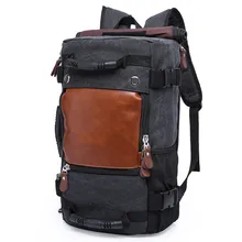 Brand Men Backpack Large Capacity Travel Bag Male Luggage Canvas backpack Shoulder Computer Backpacking Functional Laptop canvas double shoulder backpack high quality student laptop daypacks bag large capacity travel backpack outdoor storage bag