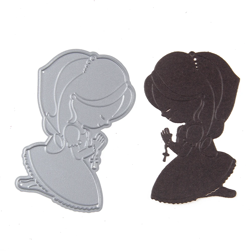 

Hamyho Metal Cutting Dies Decor Cute Children Girls Frame Scrapbooking Paper Craft Dies Cut Create Embossing Cards Stencils Dies
