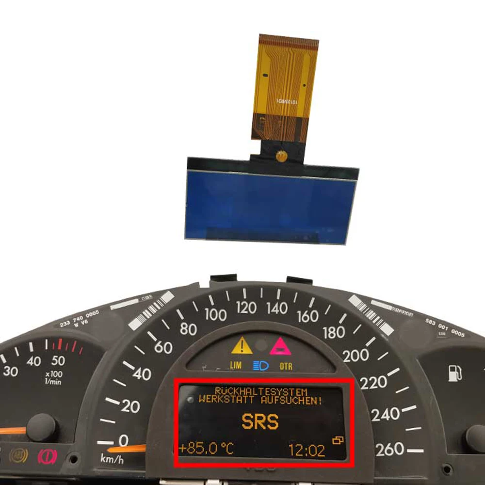 Instrument Cluster LCD VDO Dashboard Screen Display for Mercedes-Benz W203 C CLASS C200 C230 C300 C320 C350(2000-2007) car display monitor display