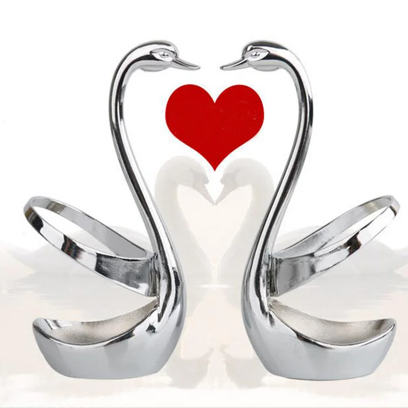 Набор посуды из нержавеющей стали 7 шт./компл.|dinnerware set|swan dinnerwarefork holder |