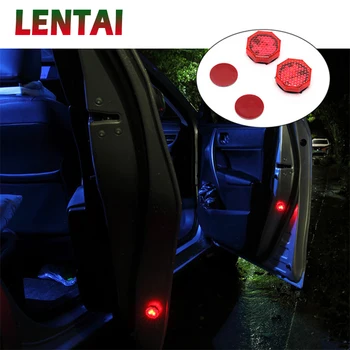 

LENTAI Car door LED warning lights Anti-collision lamp For Saab honda civic Skoda Octavia A7 A5 Rapid Fabia Yeti Renault Duster