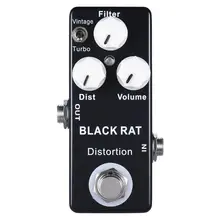 Mosky Black RAT Distortion мини гитарная педаль эффектов