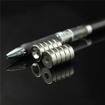 

20pcs 15 x 3 mm Hole: 4.2mm super Strong Round Neodymium Countersunk Ring Magnets Rare Earth N50 Free Shipping