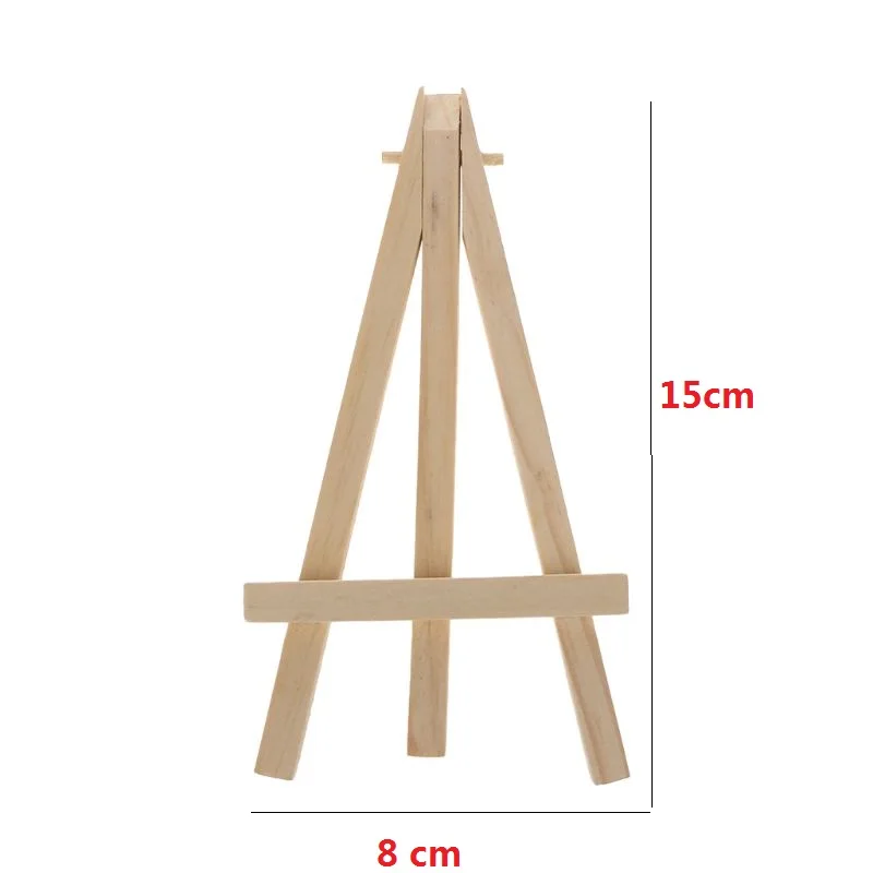Натуральная древесина мини станковая рамка штатив дисплей Конференц-зал номер свадебного стола имя карты Стенд Дисплей Держатель дети живопись ремесло - Цвет: M