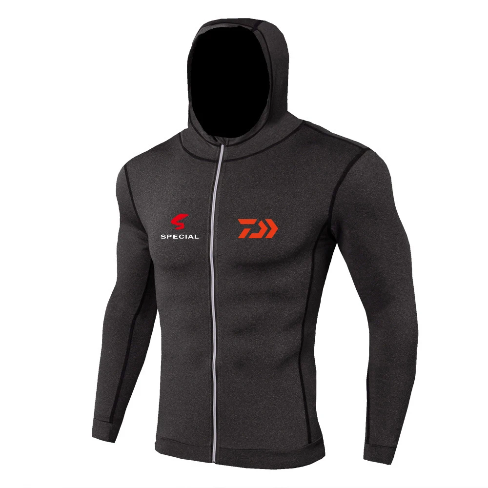 Daiwa Outdoor Clothing Movement Jackets Hoody Windbreaker Speed Drying Sun Protection Clothing Hiking Fishing Jacket - Цвет: 222