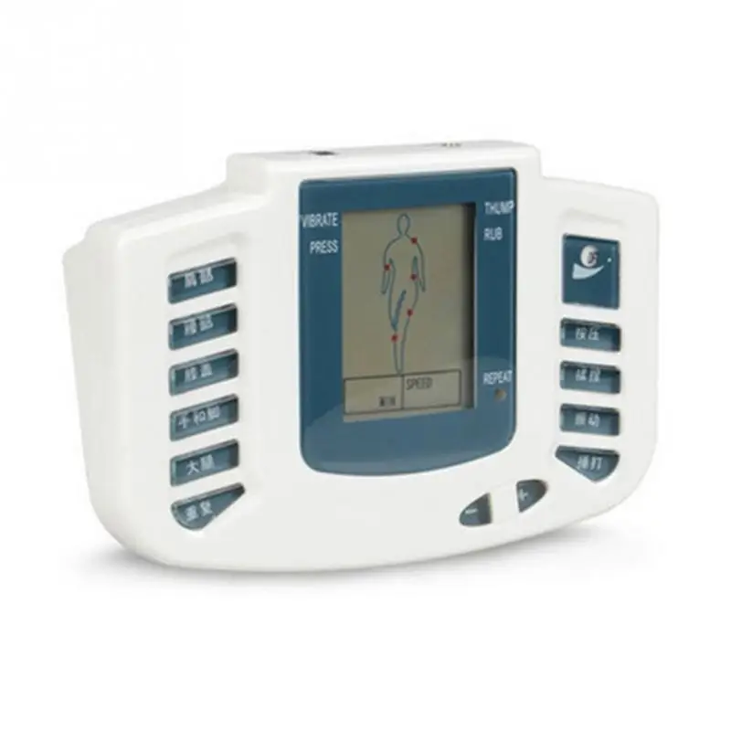 new Full Body Relax Muscle Therapy Massager Multifunction Rheonome Pulse Acupuncture Slimming Massager With 20 Pads
