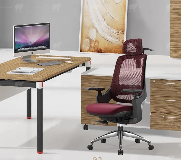 Leather boss chair reclining computer chair home modern minimalist conference chair designer office chair. -