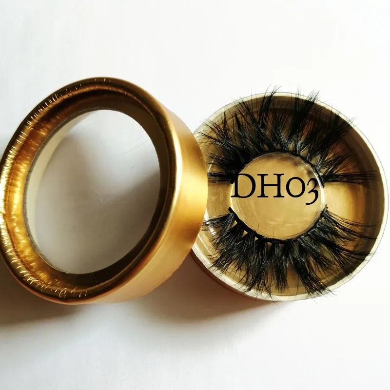

25 mm Makeup Eyelashes 3D Mink Lashes Custom Eyelash Packaging Fluffy Crisscross Dramatic Mink False Eyelashes Handmade a02