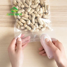 Портативный мешок Зажимы Ручной мини электрический тепло запайки ИМПУЛЬСНЫЙ ГЕРМЕТИК уплотнение упаковка пластиковый пакет работа с батареей