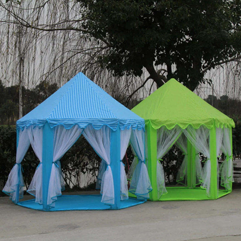 Складные розовые палатки в форме замка для девочек, детский игровой домик, Детская игровая палатка для сна, портативная игровая палатка