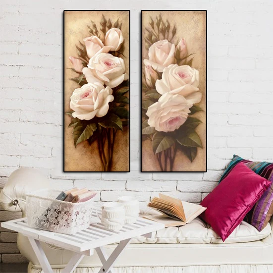 

5D DIY Diamond Painting Cross Stitch Kits Embroidery Floral Embroideries Rhinestones Full Square Diamond Mosaic Craft Needlework