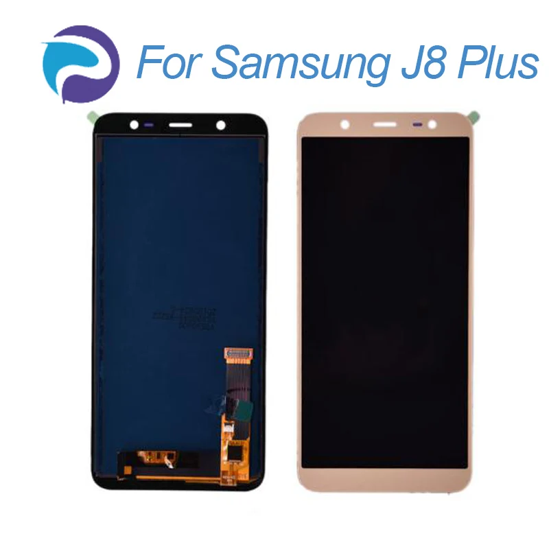 Для Samsung J8 plus ЖК экран сенсорный дигитайзер дисплей в сборе Замена для ЖК|Экраны