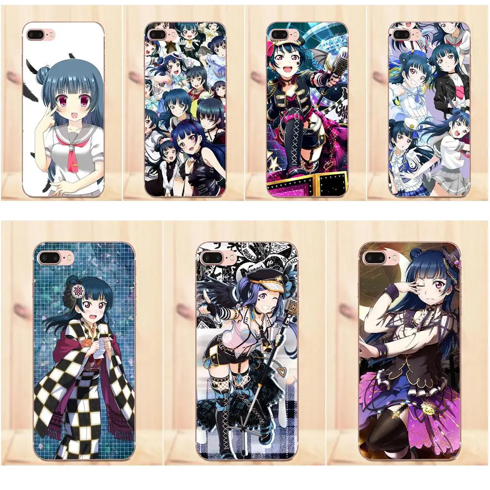 Yoshiko Tsushima Soft TPU Pattern Phone For HTC Desire 530 626 628 630 816 820 One A9 M7 M8 M9 M10 E9 Plus U11 Moto G G2 G3 | Мобильные