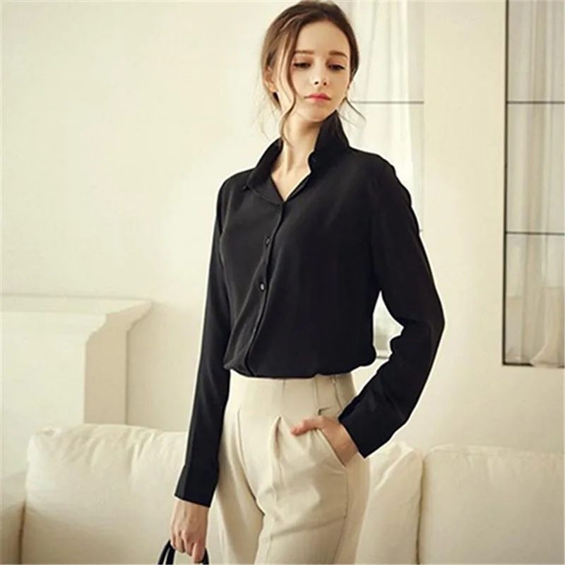 Plus Size Top Slim Shirt Blouse Summer Women Fashion Work Wear Elegant