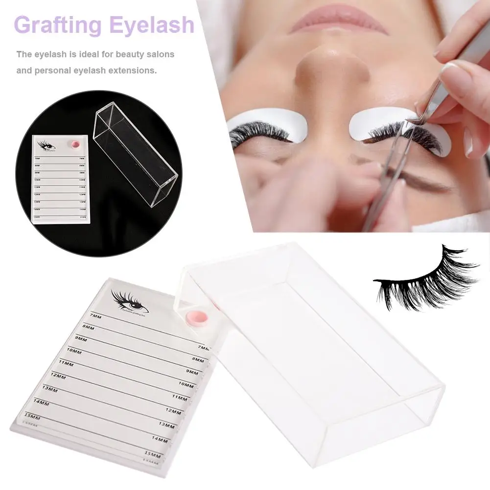 Transparent Acrylic Eyelash Grafting Board Dust Box Flower Container Glue Holders Acrylic Eyelash Board Professional Individual Transparent Acrylic Eyelash Grafting Board Dust Box Flower Container Glue Holders Acrylic Eyelash Board Professional Individual