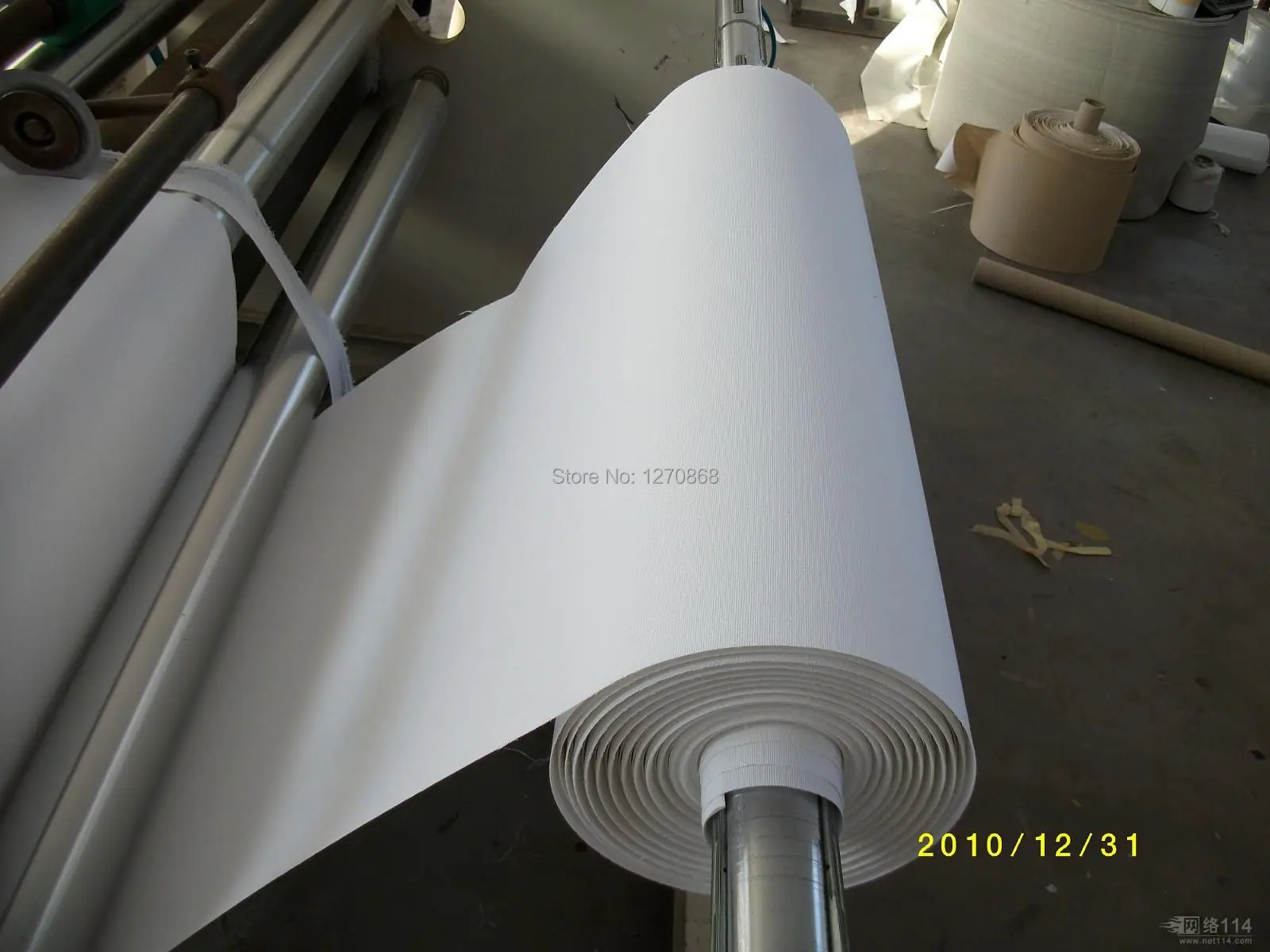 Buy 360gsm 36"*18m white back polycotton inkjet canvas