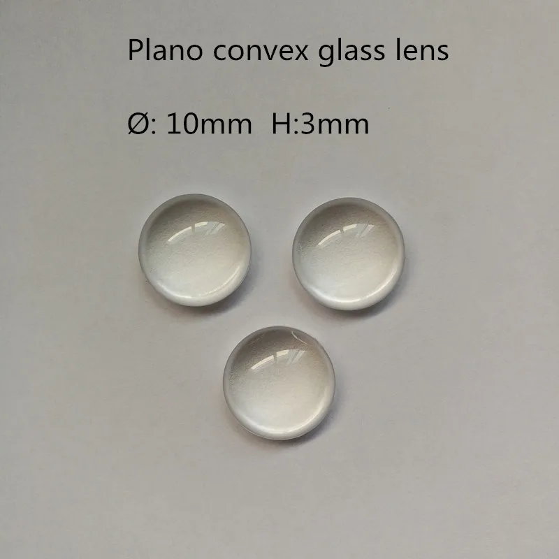High quality K9 glass lens diameter 10mm height 3mm lensin Lenses from