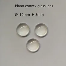A alta qualidade K9 lente de vidro lente de diâmetro 10mm altura 3mm