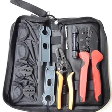 LY-K2546B-4 набор мультиинструмент Multi tool содержит обжимной инструмент для зачистки кабеля MC4 разъем MC3/TYCO умирает MC4 гаечный ключ набор ручных инструментов