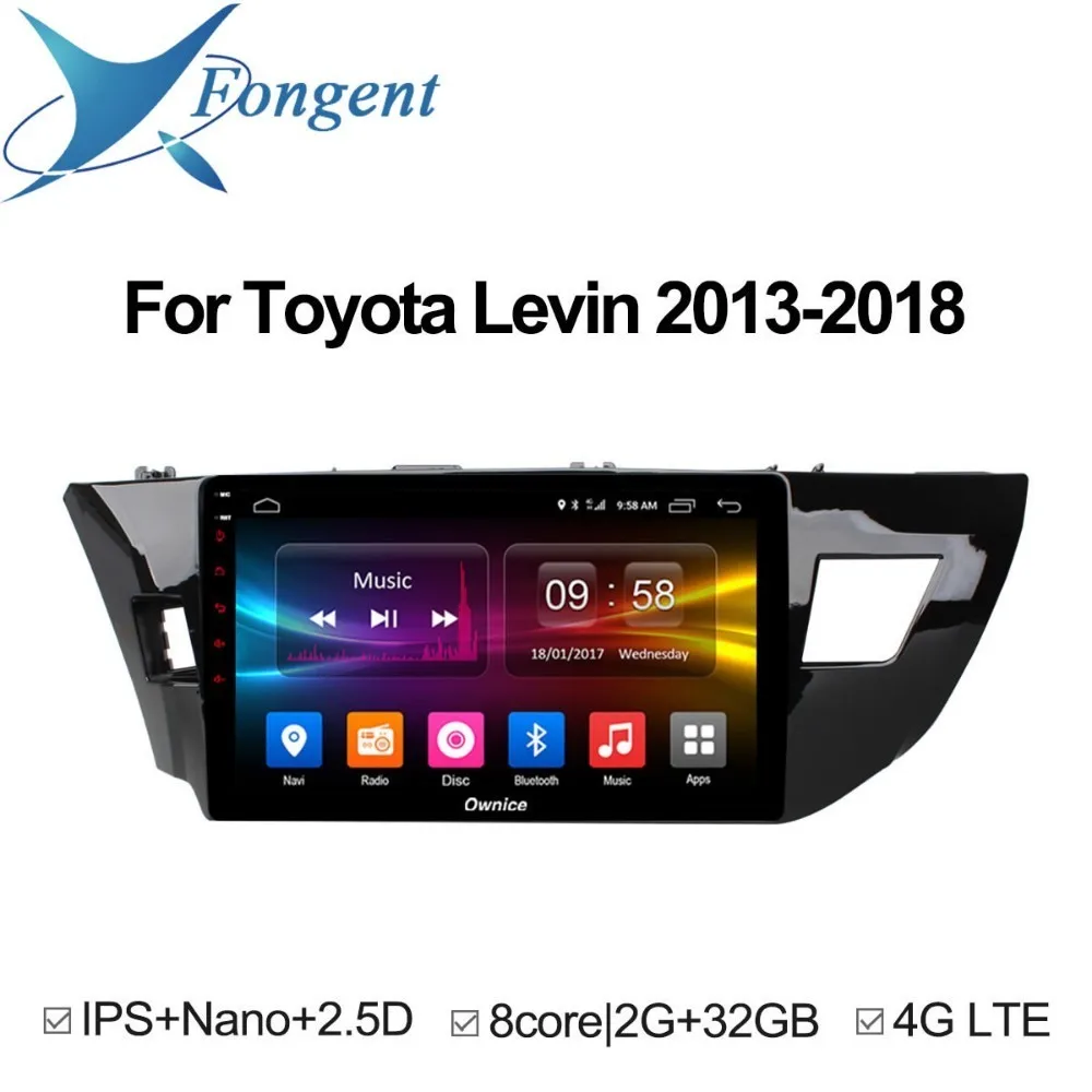 

For Toyota corolla 2014 2015 Levin 2013 2014 2015 2016 2017 2018 Car Android Unit GPS Navigation Radio Multimedia Player DVD DAB