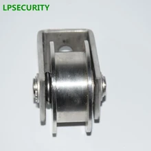 LPSECURITY 304 нержавеющий стальной ролик ворот с подшипником 6202RS/направляющая ворот/колесо ворот/шкив ворот с канавкой в форме H