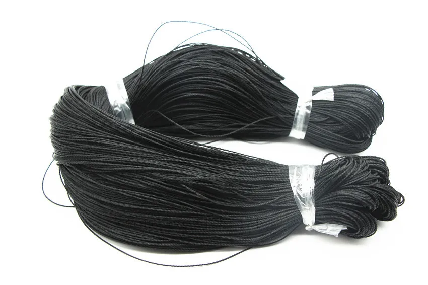 

100 Meters Waxed Polyester Cord String Thread 1mm Home jewely bracelet rope Home Textile Garment Bags diy accessories