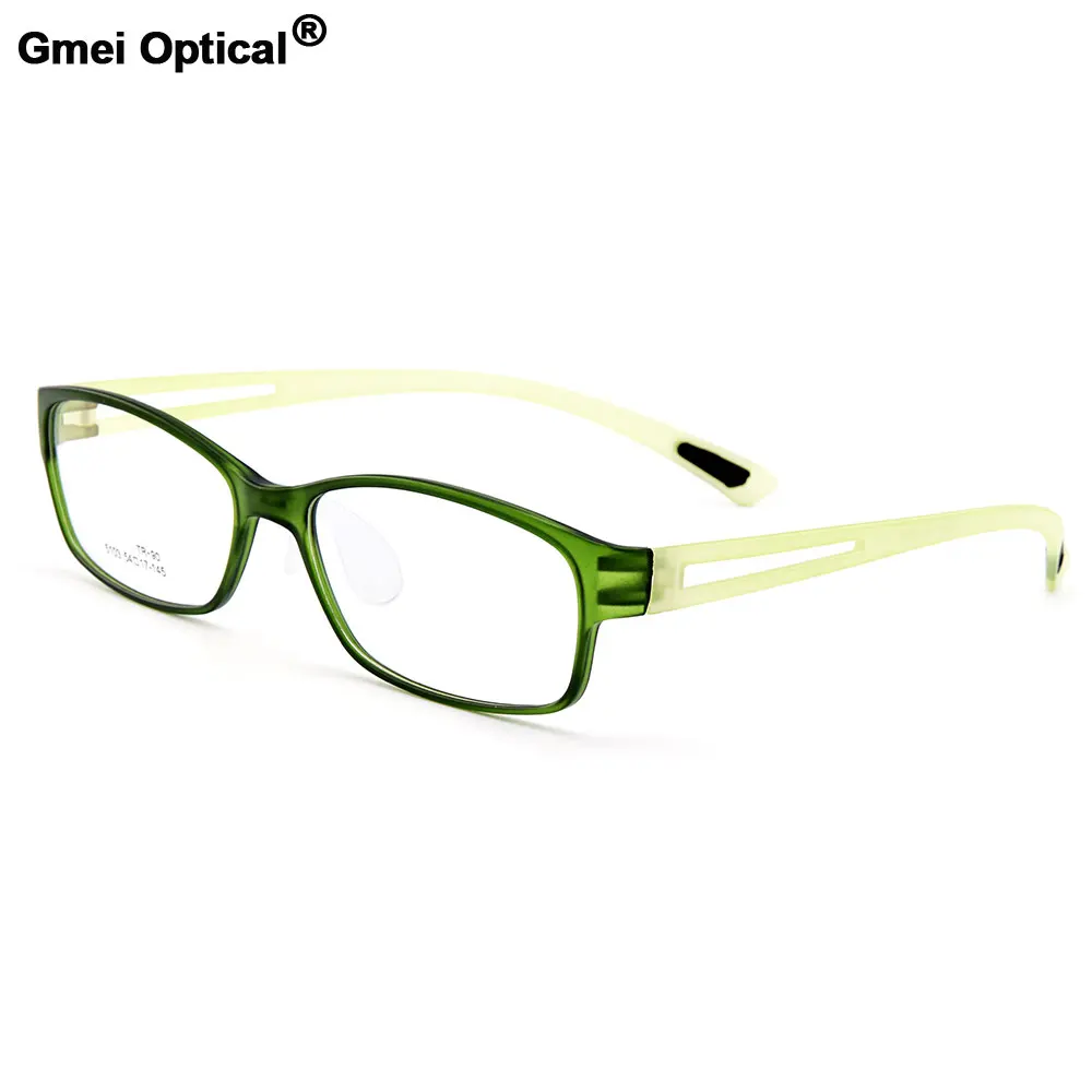 

Gmei Optical Urltra-Light TR90 Full Rim Men's Optical Eyeglasses Frames Women's Plastic Eyewear With Saddle Nose Bridge M5103