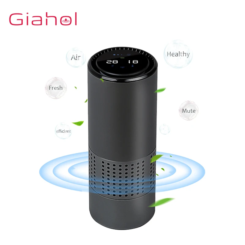 

HEPA Filter Car Air Purifier Negative Ion Generator Freshener Air Cleaner Removing Formaldehyde for Car Home Air Purifier