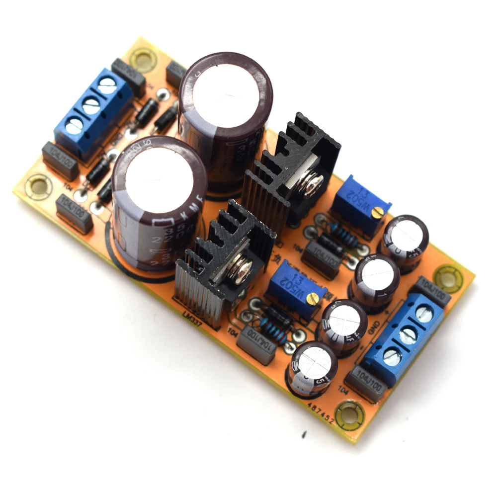 LM317 LM337 DC Регулируемый источник питания Собранный Модуль платы положительный и отрицательный может регулируемый G7-009