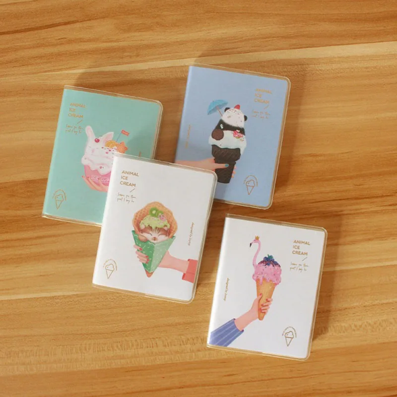 

1X Cute Rabbit Panda Flamingo Hedgehog Ice Cream Notebook Writing Diary Book Stationery Student Rewarding School Office Supply