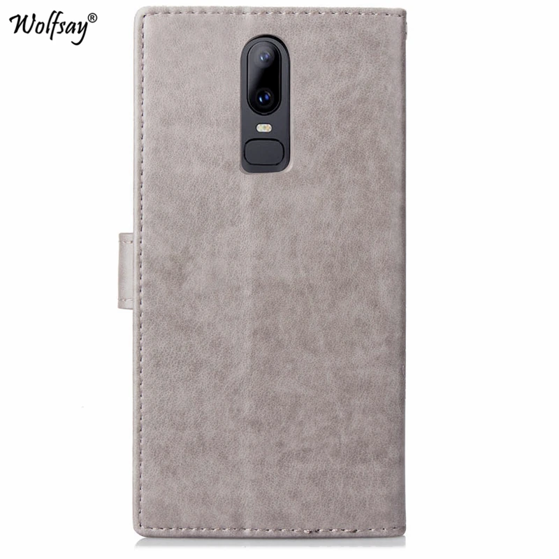 Чехол для телефона Oneplus 6 чехол One plus кожаный с отделениями карт кошелек A6000