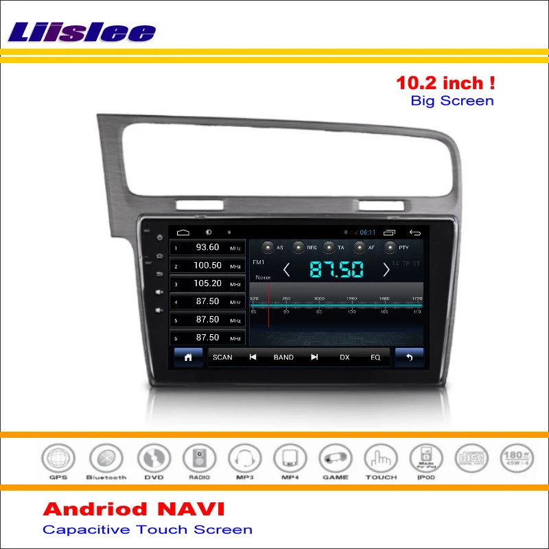 Flash Deal Liislee Car Android GPS Navigation System For Volkswagen VW Golf Mk7 2012~2016 Radio Stereo Audio Video Multimedia No DVD Player 3