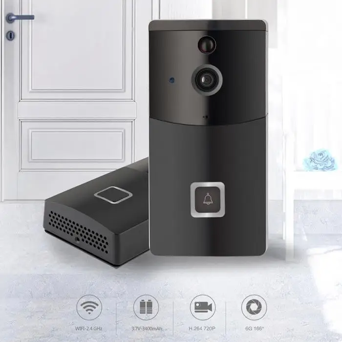 Умный дом видео дверной звонок WIFI HD 720 P Противоугонная камера безопасности ночного видения беспроводной дверной звонок JFlyer