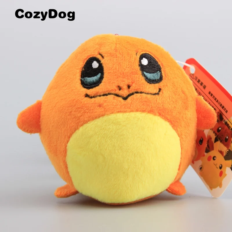 9 см Аниме Пикачу плюшевые игрушки кукла Peluche Kawaii Прекрасный Squirtle Charmander Eevee мягкие игрушки брелок кулон для женщин детский подарок