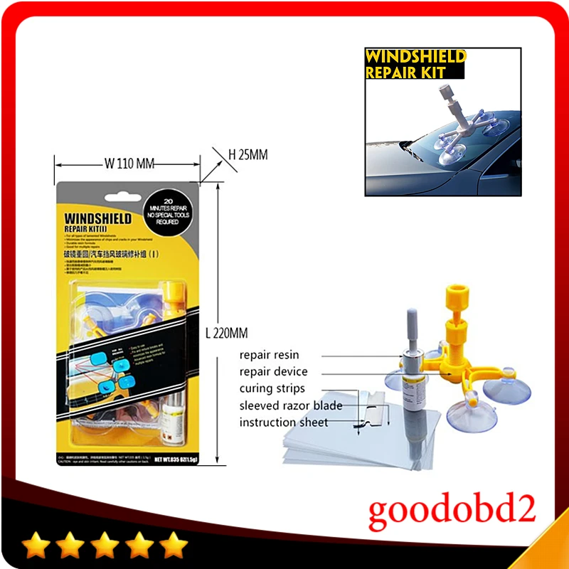 

Car PDR Auto Glass Windscreen Windshield Repair Tool DIY Dent Remove Car Kit Wind Glass Hand Tools For Chip & Crack Repair Tool
