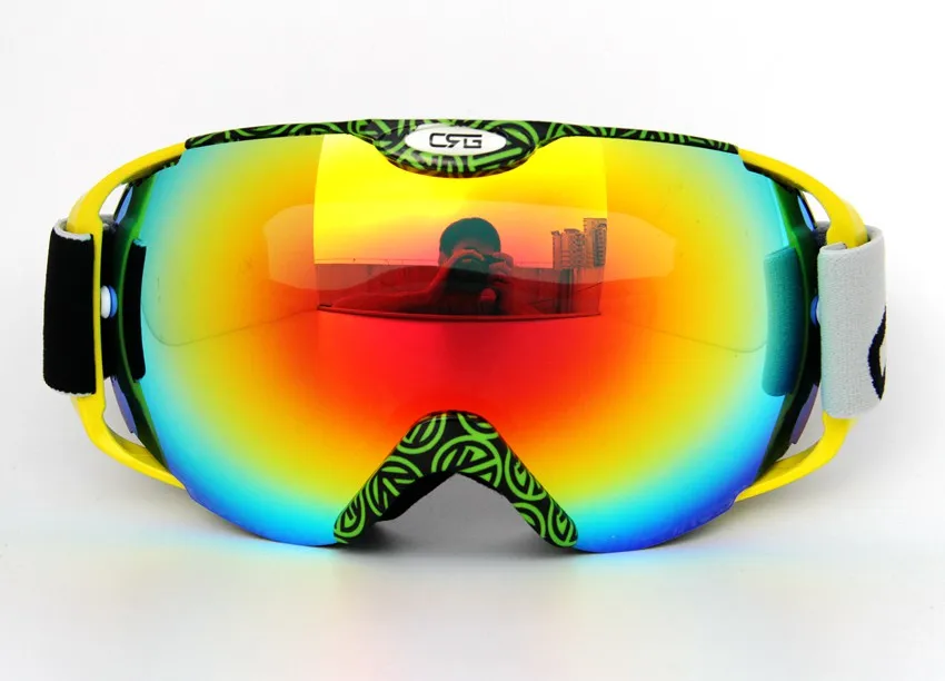 colourful ski goggles