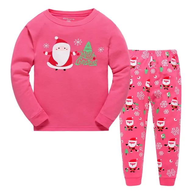 Children S Christmas Pyjamas Kids Cotton Warm Sleepwear Baby Girls