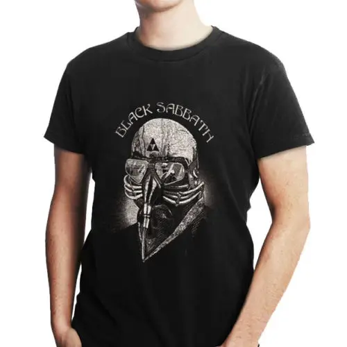 Black Sabbath хлопковая футболка черный новый Для мужчин Размеры S к 3XL Футболка с