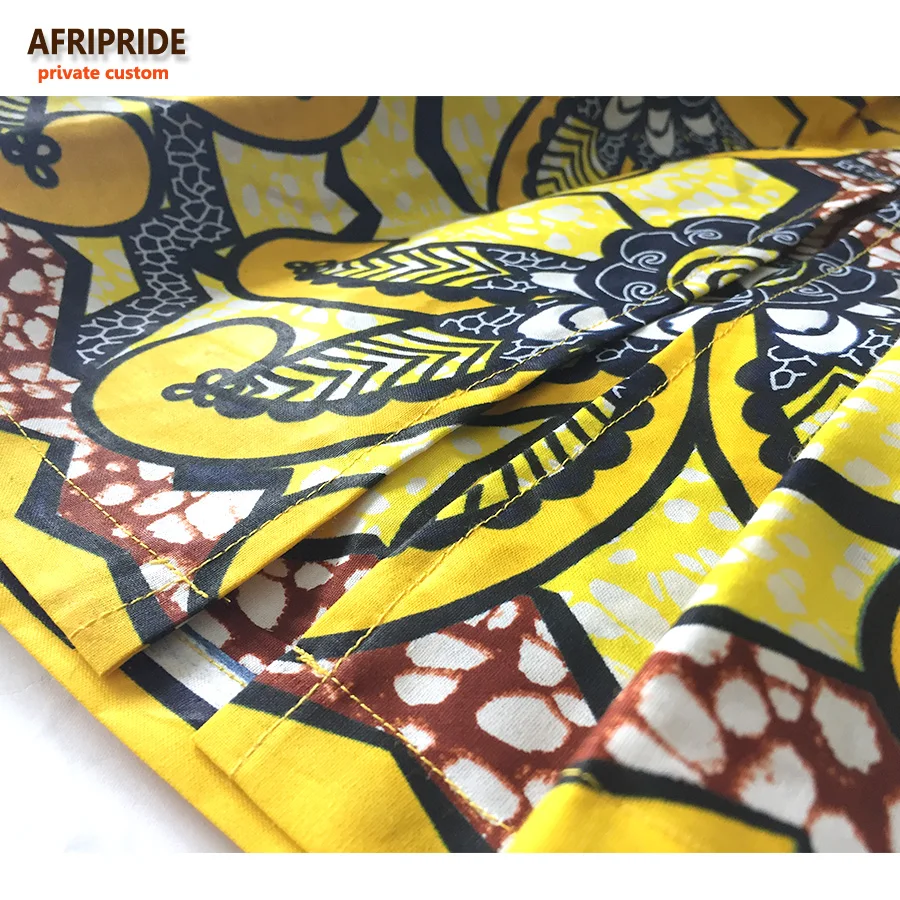 Летнее женское платье в африканском стиле, AFRIPRIDE, индивидуальное, открытая сторона, сексуальное, длина до середины икры, платье, без пояса, размера плюс, A722596