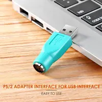 ל usb ALLOYSEED PS / 2 נקבה ל Connector ממיר מתאם זכר USB עבור PS עכברים עכבר ומקלדת ועכבר / 2 נקבה כדי Dropshipping USB זכר (2)