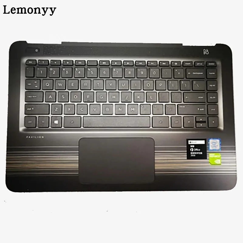 NEW US laptop keyboard for HP Pavilion 14 AL series Palmrest upper