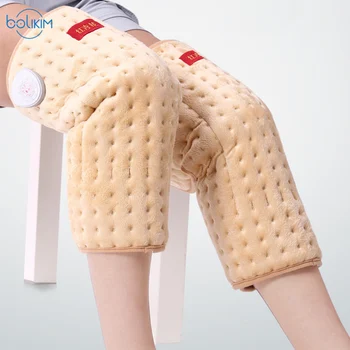 

BOLIKIM Physiotherapy Instrument For Knee Joint Hot Compress Knee Massage Instrument Electrothermal Kneepad Parent Elder Gift
