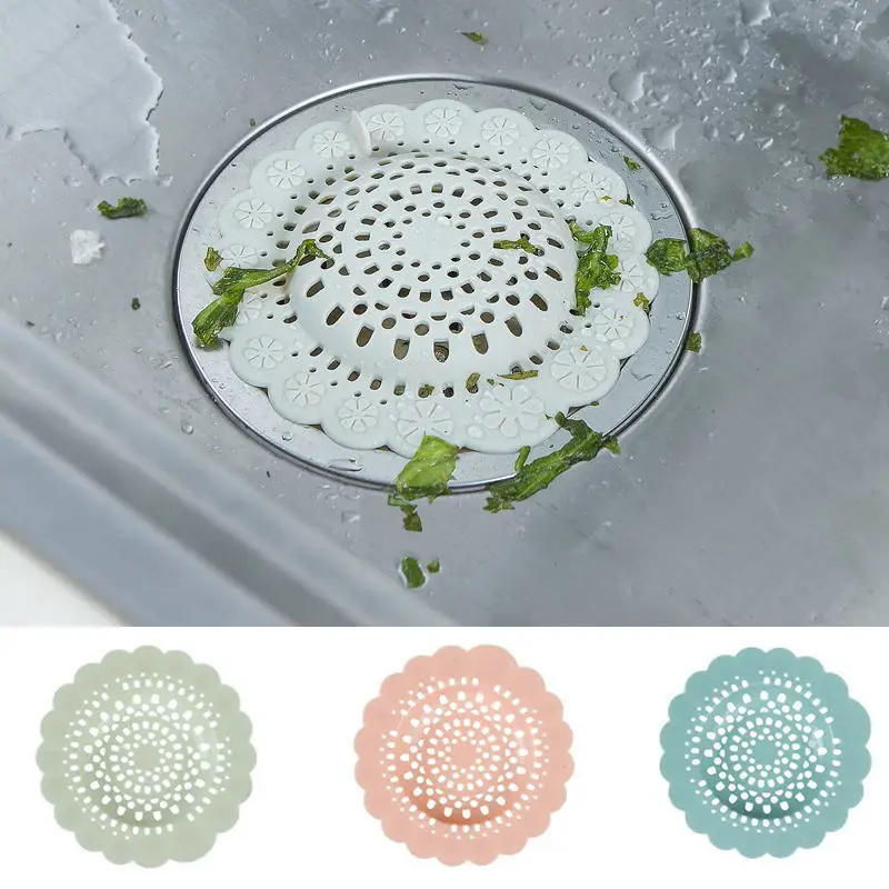 Kitchen Hollowing Flower Sink Strainer Bathroom Toilet Faucet Accessories Supplies Sink Silicone filter Kitchen Tools E0 Kitchen Hollowing Flower Sink Strainer Bathroom Toilet Faucet Accessories Supplies Sink Silicone filter Kitchen Tools E0