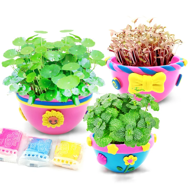 

kk super light clay toy polymer air soft modeling plasticine chancery slime diy soft slime for kids Small potted diy handmade