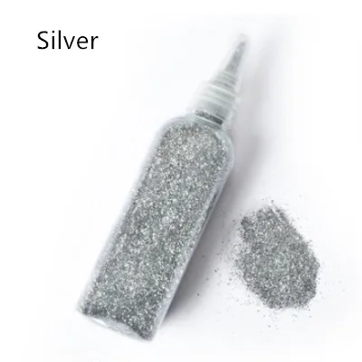 30 г перламутровый блестящий порошок, Блестящий металлический пигмент, сделай сам, Художественное покрытие для ногтей, автомобильное покрытие - Цвет: Silver