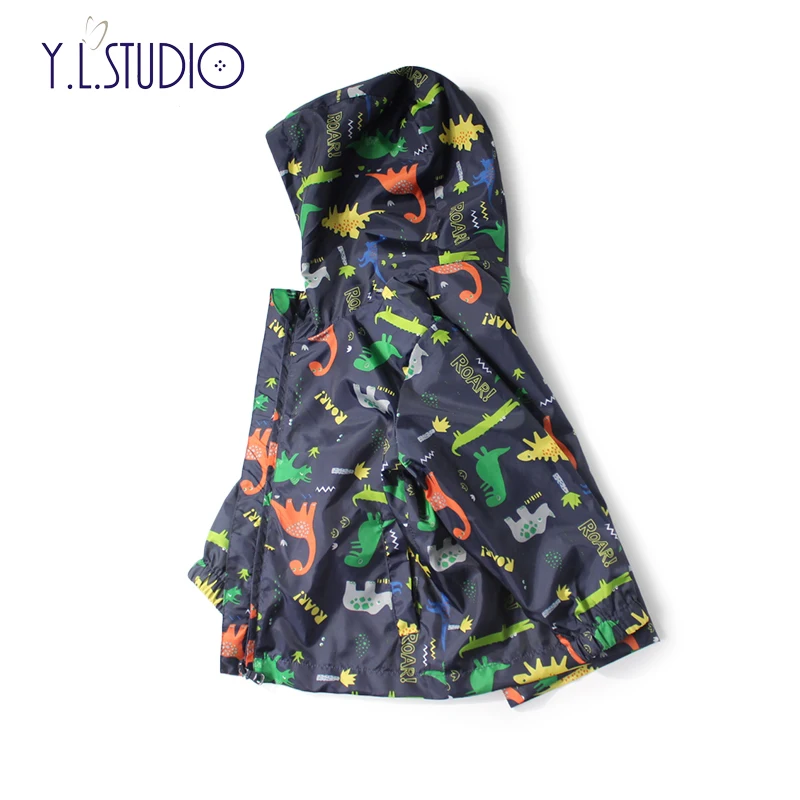 

Baby Boy Jacket Toddler Cute Dinosaur Spring Children Coat Autumn Kids Boys Outerwear Active Windbreaker Baby Clothes Clothing