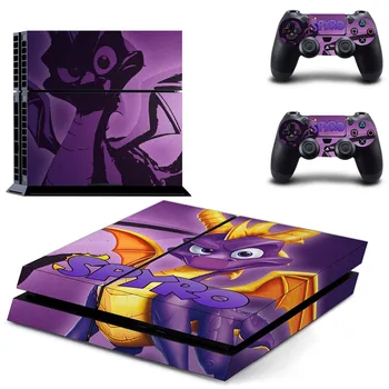 

Game Spyro The Dragon PS4 Skin Sticker Decal Vinyl for Sony Playstation 4 Console and 2 Controllers PS4 Skin Sticker
