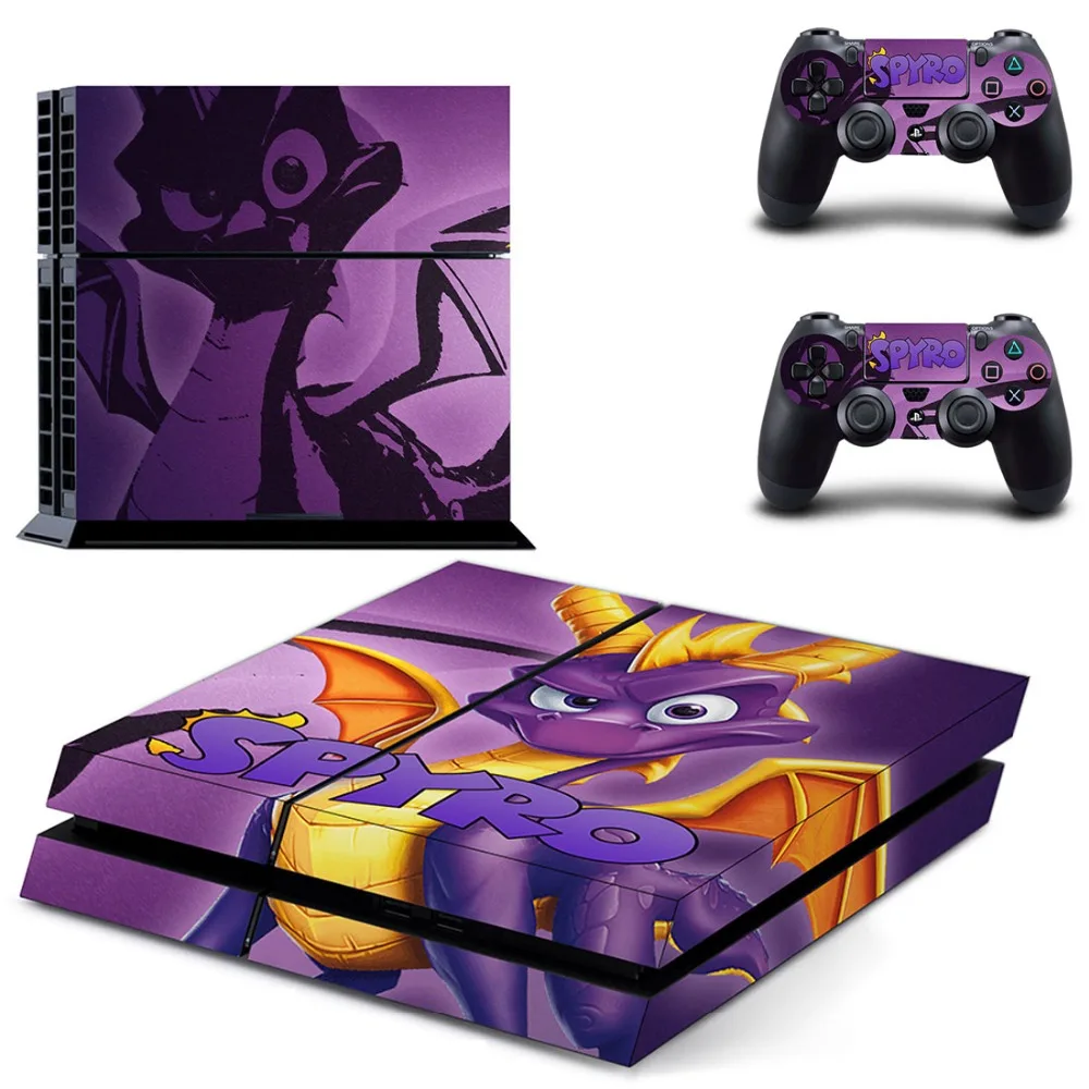Виниловая наклейка Game Spyro The Dragon PS4 для консоли Sony Playstation 4 и 2 контроллера
