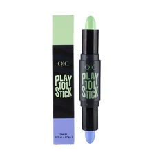 3 Colors Makeup Double Head 2 in 1 Concealer Stick Colorful Face Foundation Contour Stick Brighten Highlighter Bar